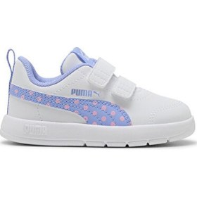 Resim Puma Courtflex V3 Dotty V İnf Bebek Günlük Ayakkabı 39875907 Beyaz 