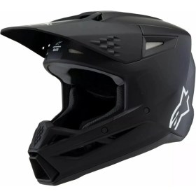 Resim Alpinestars Sm3 Youth Off-Road Çocuk Genç Motosiklet Kaskı Mat Siyah 
