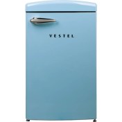 Resim Vestel Retro SB14111 Düş Mavisi 122 Lt Statik Buzdolabı 