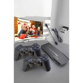 Resim 20.000 Oyunlu Premium Model Oyun Konsolu 8k Android Tv Hd Game Stick 