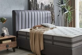 Resim Yataş Bedding Somni Başlık 140lık - 21710 Gri - 22001 Antrasit 