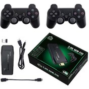 Resim Hallow Ps1 Home Tv Kablosuz Çift Kol Retro 10.000 Oyunlu Tv Stick Mini Oyun Konsolu Ha 