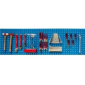 Resim Star Çelik Takım Asma Panosu (1700 x 457 mm) Alet ve Asma Kancaları Hariçtir 