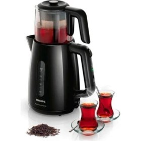 Resim Beyaz Çay Makinesi HD7301/00 - Günlük Kullanım Için Pratik ve Şık Tasarım 