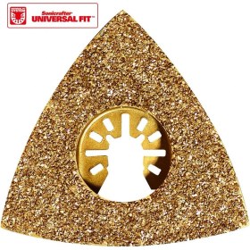 Resim Worx WA4966 Çok Amaçlı Raspalama Makinası Için 75X75MM Karbür Kaplama Harç, Boya, Yapıştırıcı Universal Zımpara Başlığı 