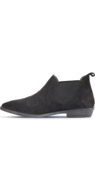 Resim Bueno Shoes Siyah Nubuk Kadın Düz Bot 01WD3604 01WD3604 