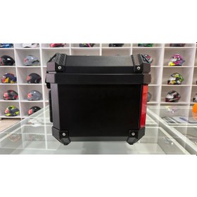 Resim Rexx 45 Litre Abs Motosiklet Arka Çanta - Siyah Tek Renk 