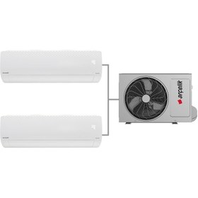 Resim Arçelik Multi Sistem Duvar Tipi 2+1 Inverter 12+18 18000 BTU Klima ZM18103MD 