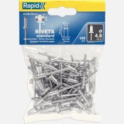 Resim Rapid Perçin 4,8X10 mm Alu Poşet 100 Adet 