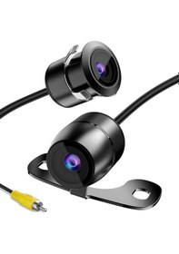 Resim Universal Geri Görüş Kamerası 200 Geniş Açı Ip68 Su Geçirmez 12v Renkli Araç Kamerası 