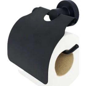 Resim Aqua Bagno Zero Tuvalet Kağıtlığı -Siyah 