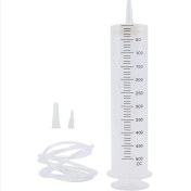 Resim Explosion1 Büyük Şırınga Boru 500ML Plastik Şırınga Sıvı Yağ Tutkal Için Tüp Dönüştürücü Kapağı ile (Yurt Dışından) 