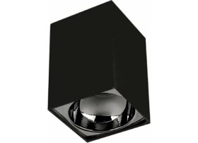Resim Mikasso CT-5420 Bergama Sıva Üstü Siyah + Platin Kasa GU10 