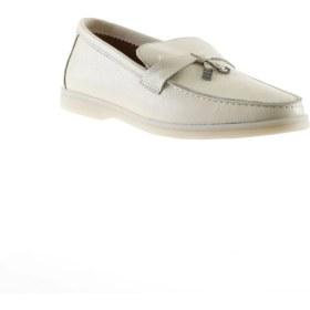 Resim Bueno Shoes Bej Flotter Deri Erkek Klasik Ayakkabı 