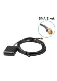 Resim Gps Anten Navigasyon Gps Alıcısı Araba Navigasyon 1575.42 Mhz Sma Erkek Konnektör 