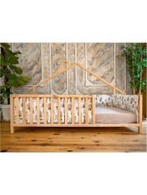 Resim Montessori Ahşap Karyola - Montessori Yatak - Montessori Karyola - Oppipo-19 90X190 cm 