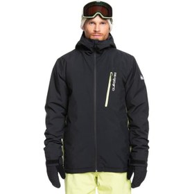 Resim Quiksilver Morton Erkek Siyah Snowboard Ceketi 