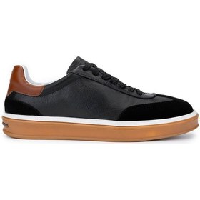 Resim Tamer Tanca Erkek Hakiki Deri Siyah Sneakers & Spor Ayakkabı 978 300 Erk Ayk Y25 Sıyah Siyah 