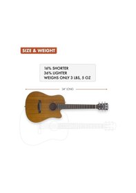 Resim Traveler Rmmg Redlands Mini Akustik Gitar 