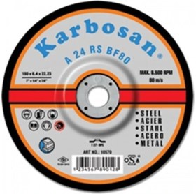 Resim Karbosan Nk Metal Çapak Alma Taşlama 180 x 6.4 x 22.23MM 