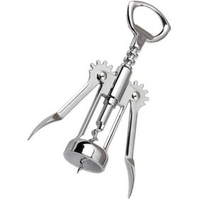 Resim Hepta Collection Paslanmaz Çelik Tirbuşon Konserve, Mantar Kapak Şarap Açacağı, Standart 