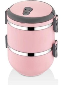 Resim YAZICI FreshBox 2 Katlı Sızdırmaz Yemek Termosu Sefer Tası Saklama Kabı Turkuaz 