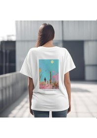 Resim Samsara Serisi No:8 T-shirt - Beyaz 