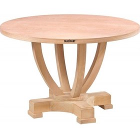 Resim Masifart Zaniel 120 Lik Örümcek Masa Cilasız Ham Ham 