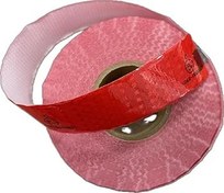 Resim KALİTE Reflektörlü Bant KIRMIZI 5 Metre 5 cm Belgeli Reflektörlü Reflektif Fosforlu Şerit Bant Ikaz Bandı 