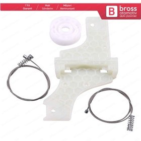 Resim Peugeot 508 MK1 W23 8D 8E 2010-2018 İçin Arka Sol Cam Kriko Seti 