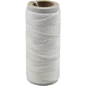 Resim ACY STORE Inşaat Çırpı Ipi, 100 Gram Hiza Ipi, Beyaz Polyester Bobin Sarım Uçurtmaya Uygun 