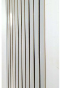 Resim Özbir Mobilya Gümüş Gri Akustik Duvar Paneli 100x240 Ahşap Duvar 