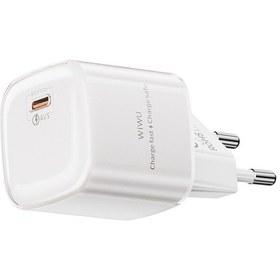 Resim Wiwu Wi-g037 Jade Dynamic Serisi Avs Özellikli Gan Tech Pd Şarj Başlığı 60w Beyaz 