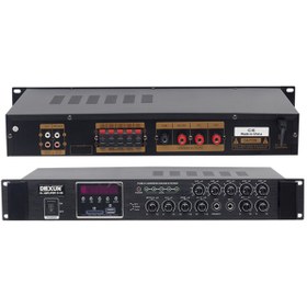 Resim Go İthalat DEXUN D-100 100 WATT USB-BLUETOOTH 5 ZONE HAT TRAFOLU ANFİ (5306) 