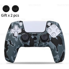 Resim Silikon Koruyucu Kol Örtüsü Ps5 Denetleyici Aksesuarları Kauçuk Kılıf Ps5 Ince Sgrey 