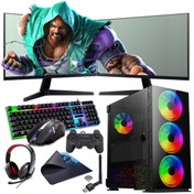 Resim ROGAME I7 12700F 16GB 480GB SSD 1TB HDD 6GB GTX1660S Çift 24" Monitörlü (Gaming SET) 