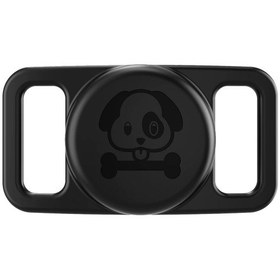Resim Buff Tagsafe Dogcol Taşınabilir Anahtarlık Airtag Kılıf Black 