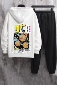 Resim uyguntarz Unisex Tokoyaki Baskılı Eşofman Takımı 