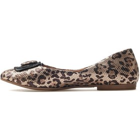Resim Mammamia Kadın Hakiki Deri Toka Detaylı Günlük Babet 25y D25ya-7225 Z Leopar LEOPAR 