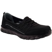 Resim Forelli 61014-g Lisa Siyah Kadın Comfort Spor Ayakkabı 