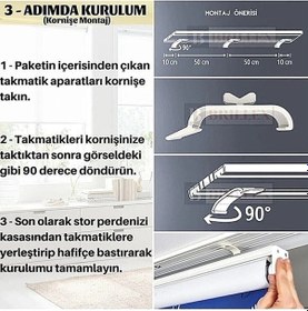 Resim Beyaz Güneşlik Düz Stor Perde Beyaz White 