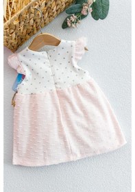 Resim Babymod Kalpli Yazlık Kısa Kollu Bebek Elbise 