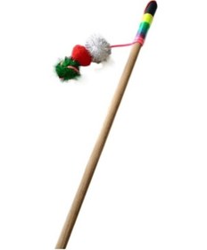 Resim Renkli Ponponlu Kedi Oltası 