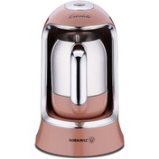 Resim KORKMAZ Kahvekolik Otomatik Kahve Makinesi Mocha Krom A860-17 