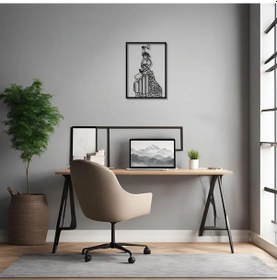 Resim Modern Metal Duvar Sanatı Emekçi Working Man Metal Duvar Tablosu Soyut 