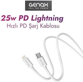 Resim 25W USB-C to Lightning Hızlı Şarj Seti - iPhone ile Uyumlu, 012GNX02 