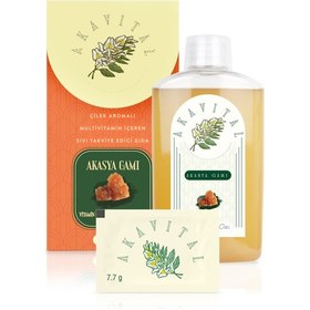Resim Akavital Çilek Aromali Multivitamin İçeren Sıvı Gıda Takviyesi 500 ML 