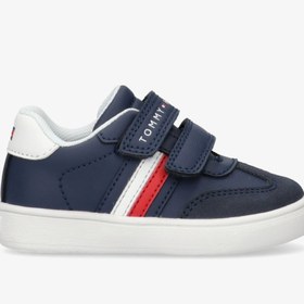 Resim Tommy Jeans Flag Bebek Lacivert Spor Ayakkabı 