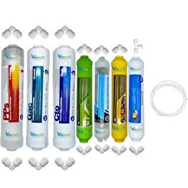 Resim Pemax Water Solutions Kapalı Kasa Su Arıtma Cihazlarına STDMAX 7'li Mebransız Alkali -Mineral -Detox-Tatlandırıcı 