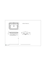 Resim Seramiksan Saturn Flat 60 CM Etajerli Lavabo 